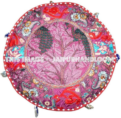 Latrobe Pouf ottomans - 22X12 inches-Jaipur Handloom