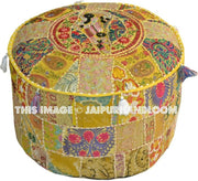 Launceston Pouf ottomans - 22X12 inches-Jaipur Handloom