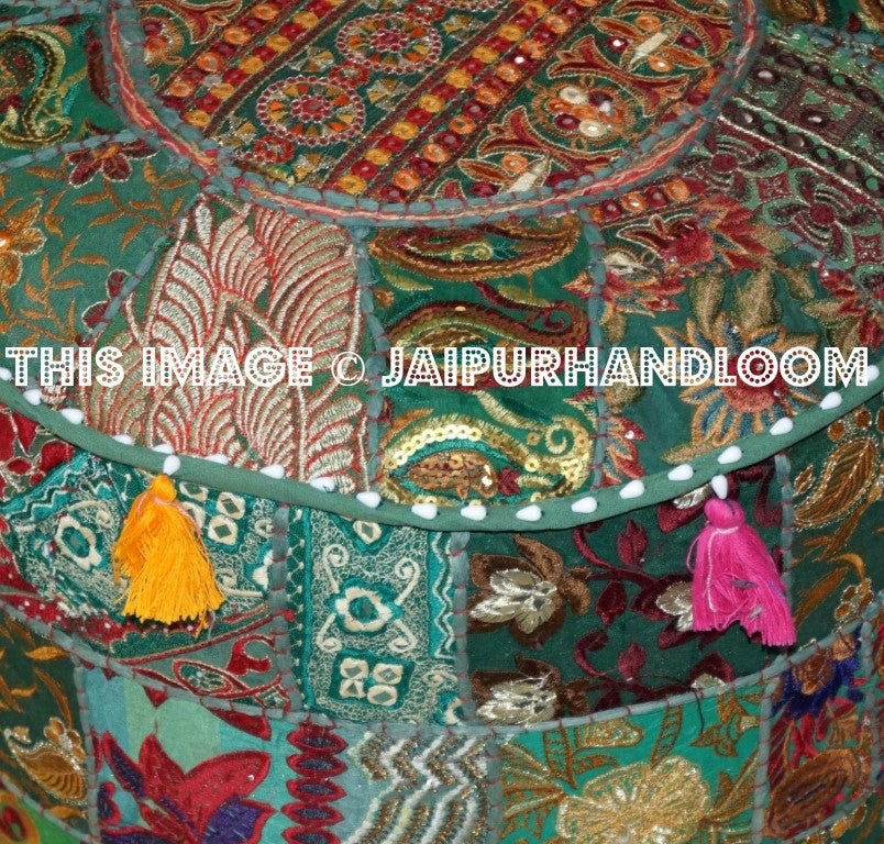 Lincoln Poufs - 22X12 inches-Jaipur Handloom