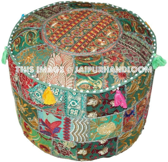 Lincoln Poufs - 22X12 inches-Jaipur Handloom