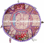 Lithgow Pouf ottomans - 18X13 inches-Jaipur Handloom