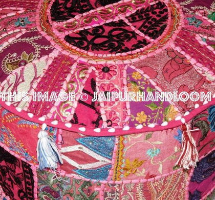 Liverpool Poufs - 18X13 inches-Jaipur Handloom