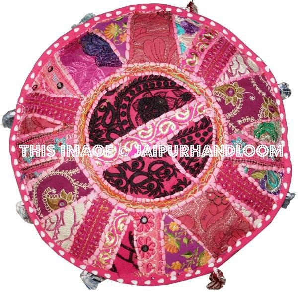 Liverpool Poufs - 18X13 inches-Jaipur Handloom
