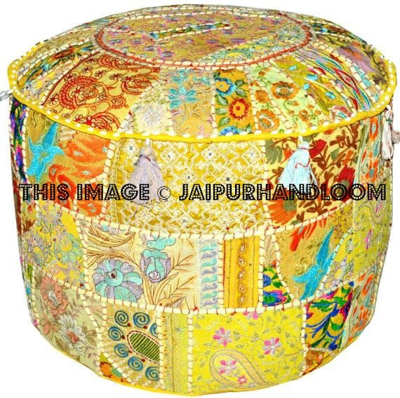 Living Room - Poufs, Stools, Ottomans | JaipurHandloom-Jaipur Handloom