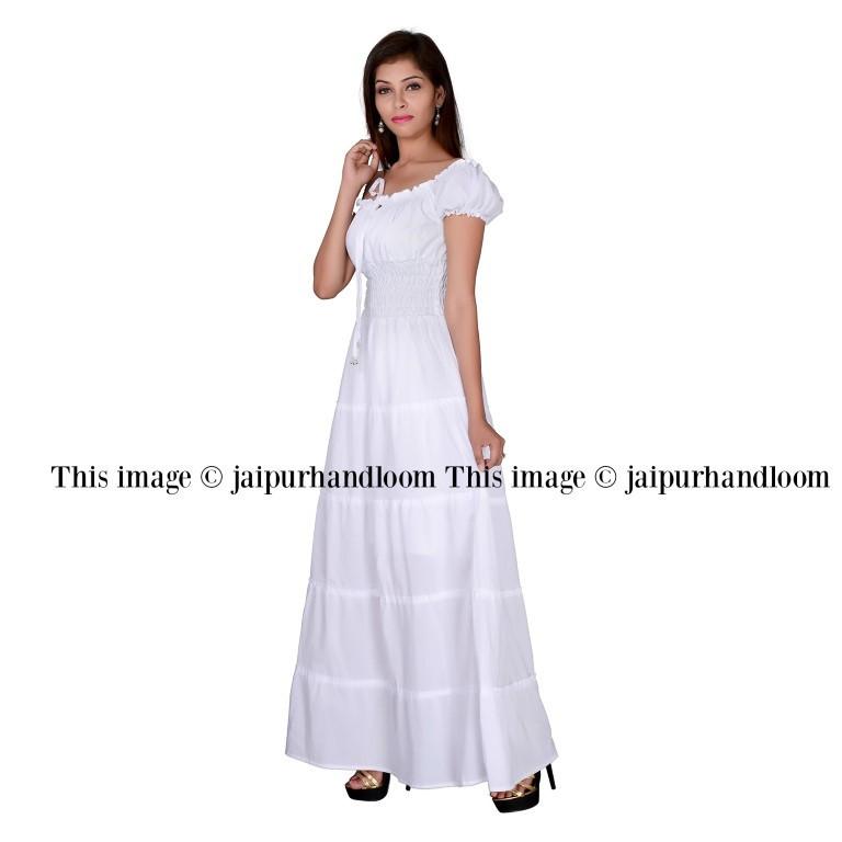 Long maxi dress evening dress women party dress wedding dress long formal gown-Jaipur Handloom