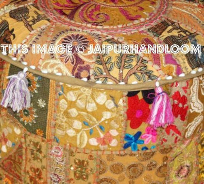 Macquarie Poufs - 18X13 inches-Jaipur Handloom