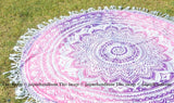 Mandala Beach Throw Blankets-Jaipur Handloom