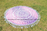 Mandala Beach Throw Blankets-Jaipur Handloom