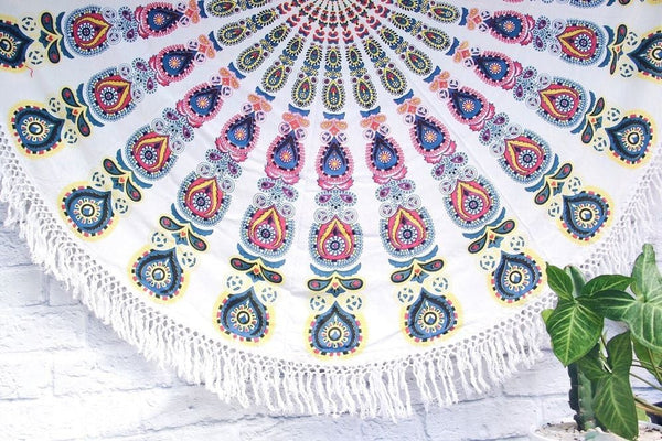 Mandala Beach Towel On Sale-Jaipur Handloom