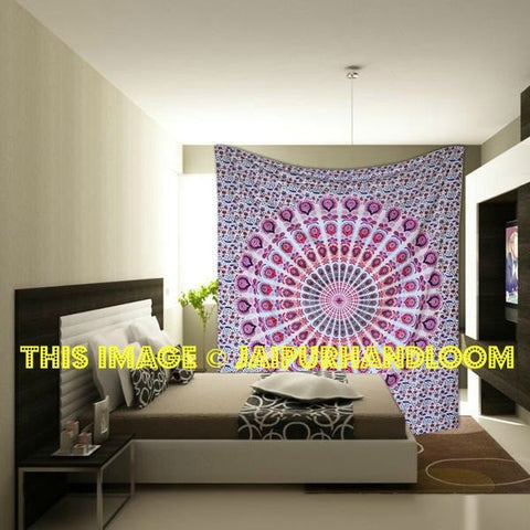 Mandala Multi Purpose Cloth Tapestry Wall Decor-Jaipur Handloom