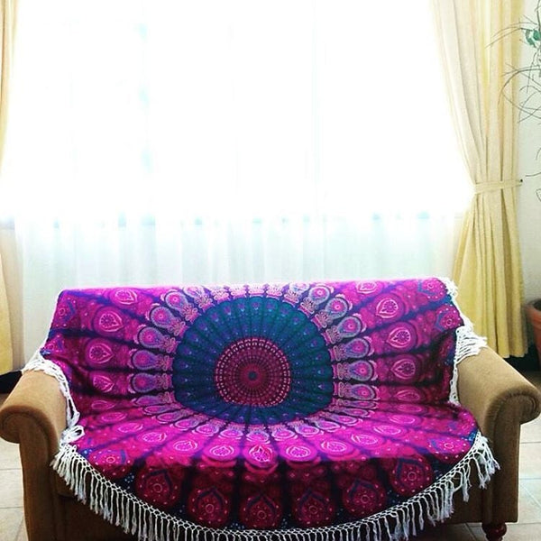 Mandala Roundie Tapestry USA | UK | Australia | Canada | France | Spain-Jaipur Handloom