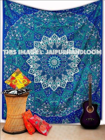 large Mandala Tapestry Hippie College Tapestries cheap beach throw-Jaipur Handloom
