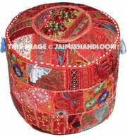 Matta Poufs - 18X13 inches-Jaipur Handloom