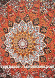 Medallion College Tapestries Hippie Desert Storm Mandala Tapestry-Jaipur Handloom