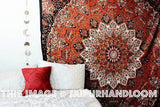 Medallion College Tapestries Hippie Desert Storm Mandala Tapestry-Jaipur Handloom