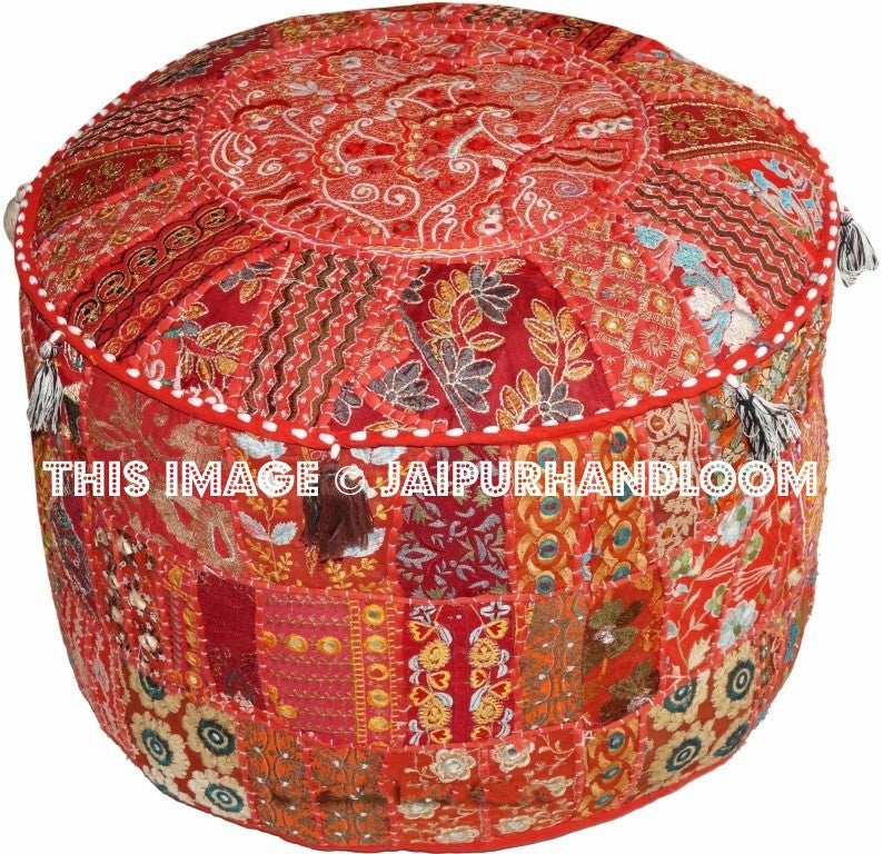 Melbourne Ottomans & Poufs - 22X12 inches-Jaipur Handloom