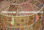 Melton Ottomans & Poufs - 22X12 inches-Jaipur Handloom