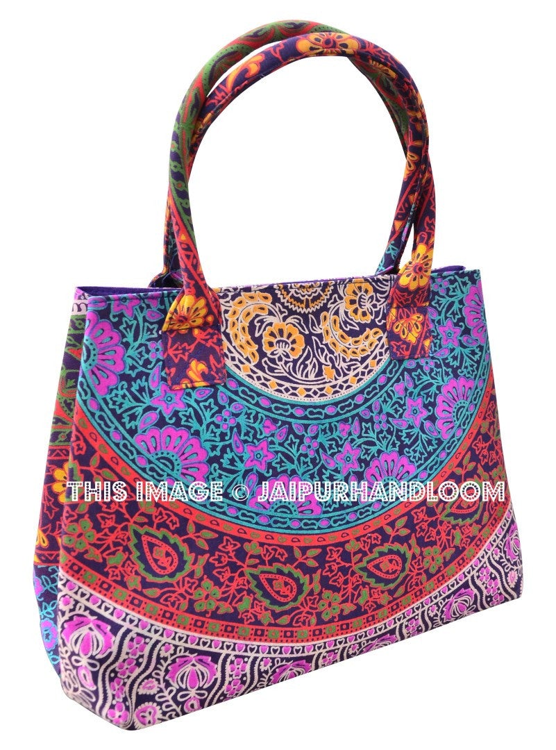 Miganda Mandala Bag Women's Handbag Tote Bag-Jaipur Handloom