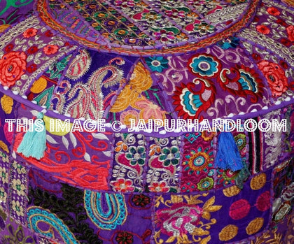 Mildura Poufs - 22X12 inches-Jaipur Handloom