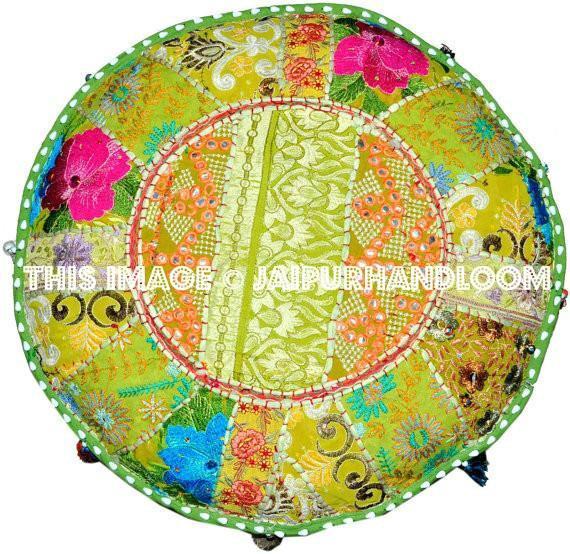 Modern Ottomans and Benches-Jaipur Handloom