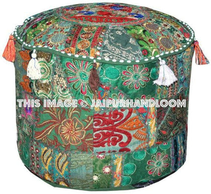 Modern Poufs-Jaipur Handloom