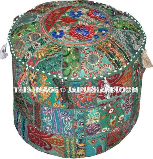 Modern Poufs-Jaipur Handloom