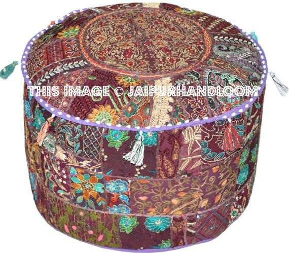 Modern Poufs - Modern Decorative Poufs for Your Home-Jaipur Handloom