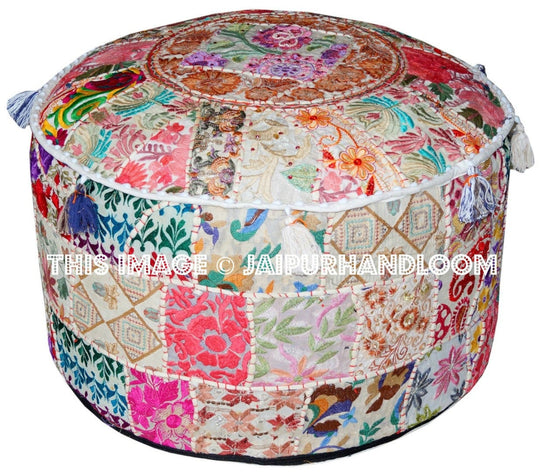 Murray Pouffe - 22X12 inches-Jaipur Handloom