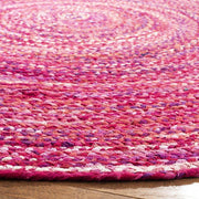Chunky Chindi Round Area Rugs for Living Room 8 ft X 8 ft | Jaipur Handloom