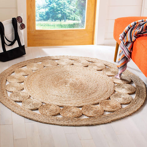 The Pioneer Woman Braided Floral Round Rug, 48 