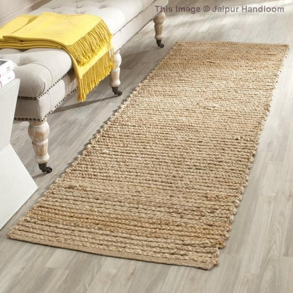 Natural Jute Hallway Runner | Jaipur Handloom