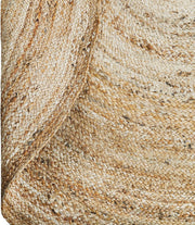 Natural Jute Round Rugs Reversible Carpet