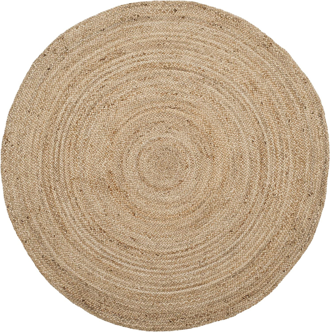 Hand Braided Natural Fiber Jute Round Shape Rug | Jaipur Handloom