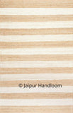 Antique Braided Jute Cotton Door Mat | Boho Living Room Area Carpet Rugs - 3X5 ft-Jaipur Handloom
