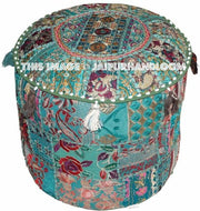 Newcastle Pouffe - 18X13 inches-Jaipur Handloom