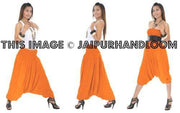 Orange harem pants for sale-Jaipur Handloom