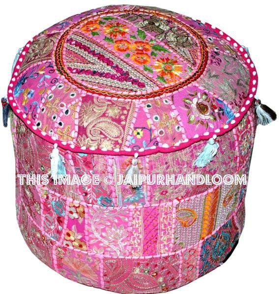 Ottoman Pouf-Jaipur Handloom