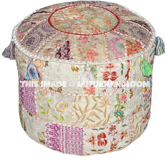 Ottomans, Footstools and Poufs | jaipurhandloom.com-Jaipur Handloom