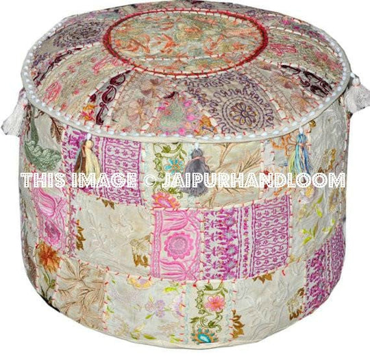 Ottomans, Footstools and Poufs | jaipurhandloom.com-Jaipur Handloom
