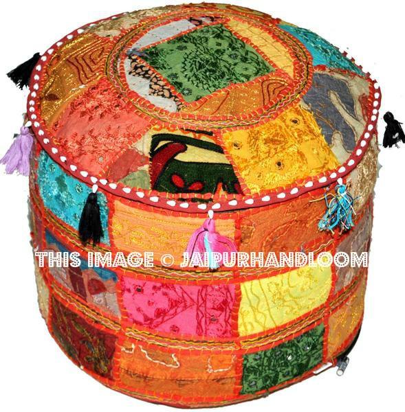 Ottomans - Living - Room & Board-Jaipur Handloom