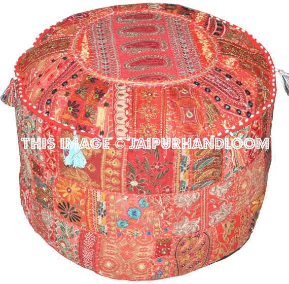 Ottomans & Pouf Furniture-Jaipur Handloom