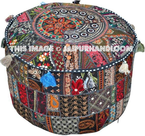 Ottomans, Pouf Ottomans & Floor Poufs-Jaipur Handloom