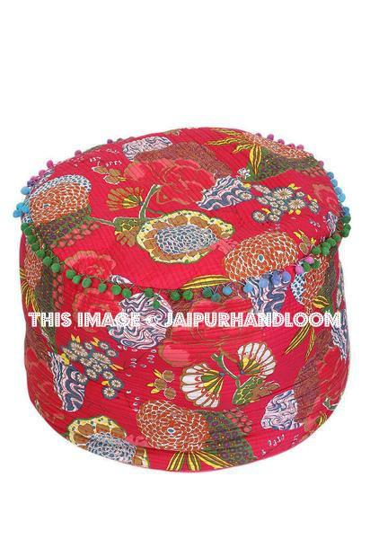 Ottomans | Pouffe | Footstool | Storage Ottomans-Jaipur Handloom