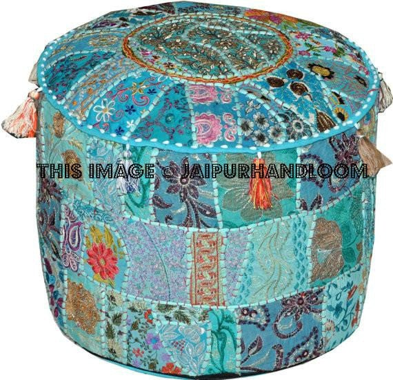Ottomans & Poufs-Jaipur Handloom