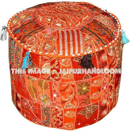 Ottomans, Poufs & Stools | Living Room Furniture | Furniture-Jaipur Handloom