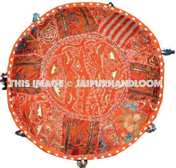 Ottomans, Poufs & Stools | Living Room Furniture | Furniture-Jaipur Handloom