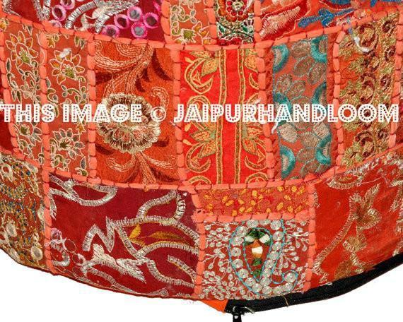 Ottomans, Poufs & Stools | Living Room Furniture | Furniture-Jaipur Handloom