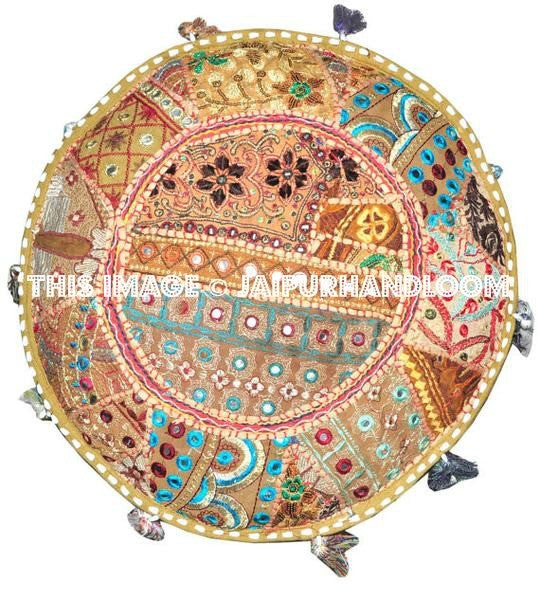 Outdoor Poufs Outdoor Ottomans on jaipurHandloom-Jaipur Handloom
