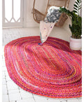 Oval 3 X 5 Chindi Area Rug ON SALE