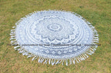 Pari Round Beach Towel-Jaipur Handloom